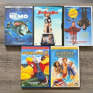 Bundle of 5 dvd movies